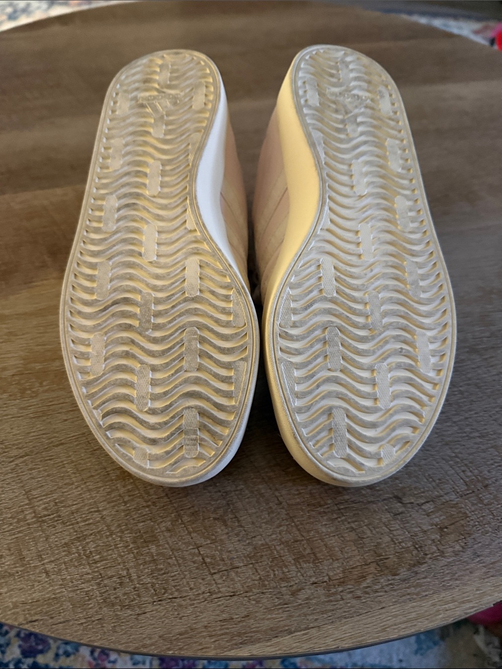 adidas Pink Satin-Lace Sneakers with Cream Accents - Picture 3 of 4